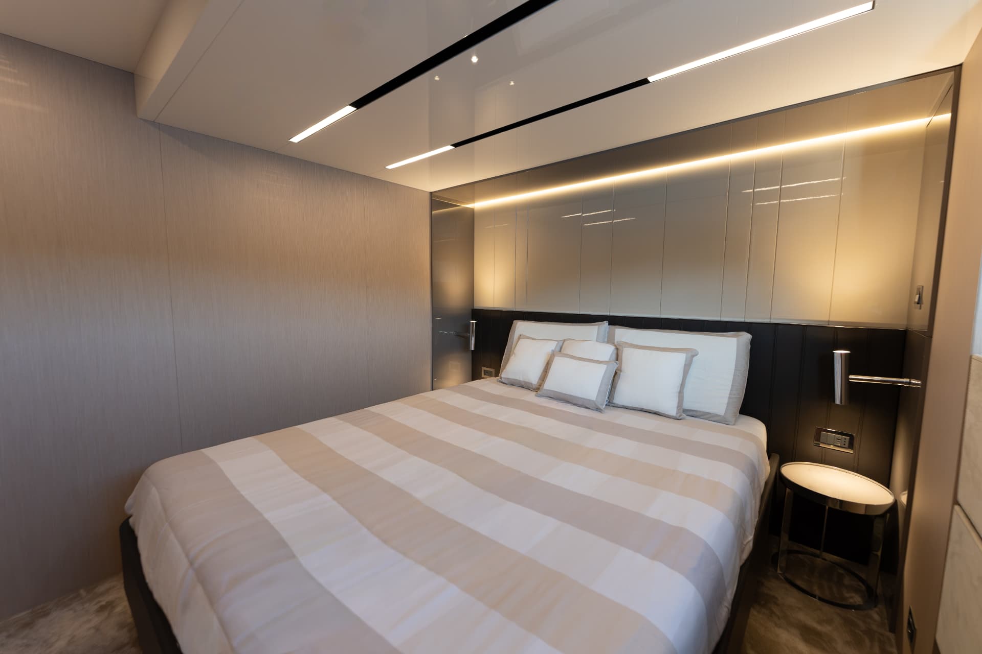 Owner's cabin interior — photo by 007 Media