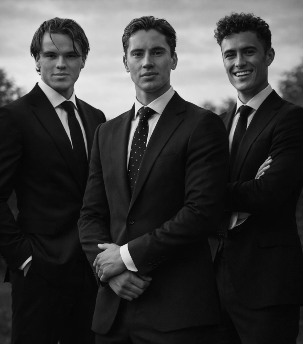 007 Media team — Luca Recca, Mees van de Bunte and Rick Heikoop